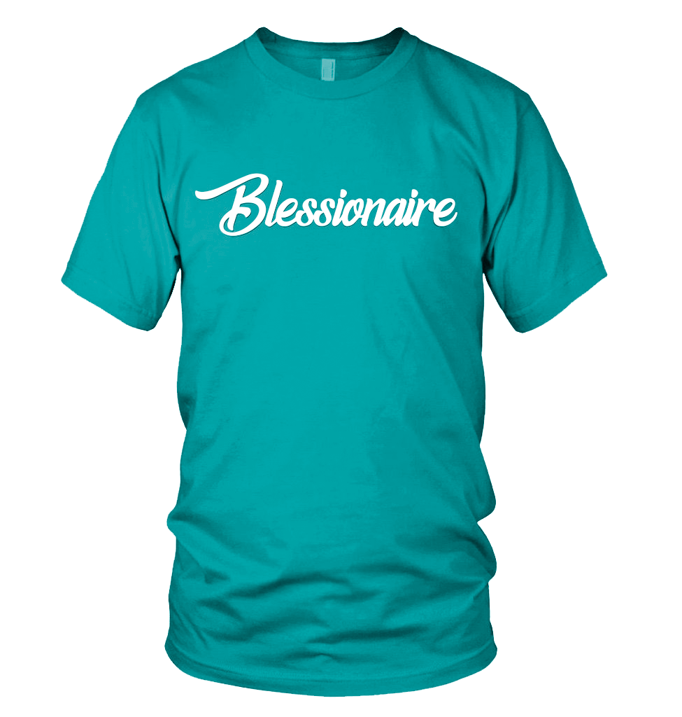 Blessionaire Apparel Original Teal T-Shirt