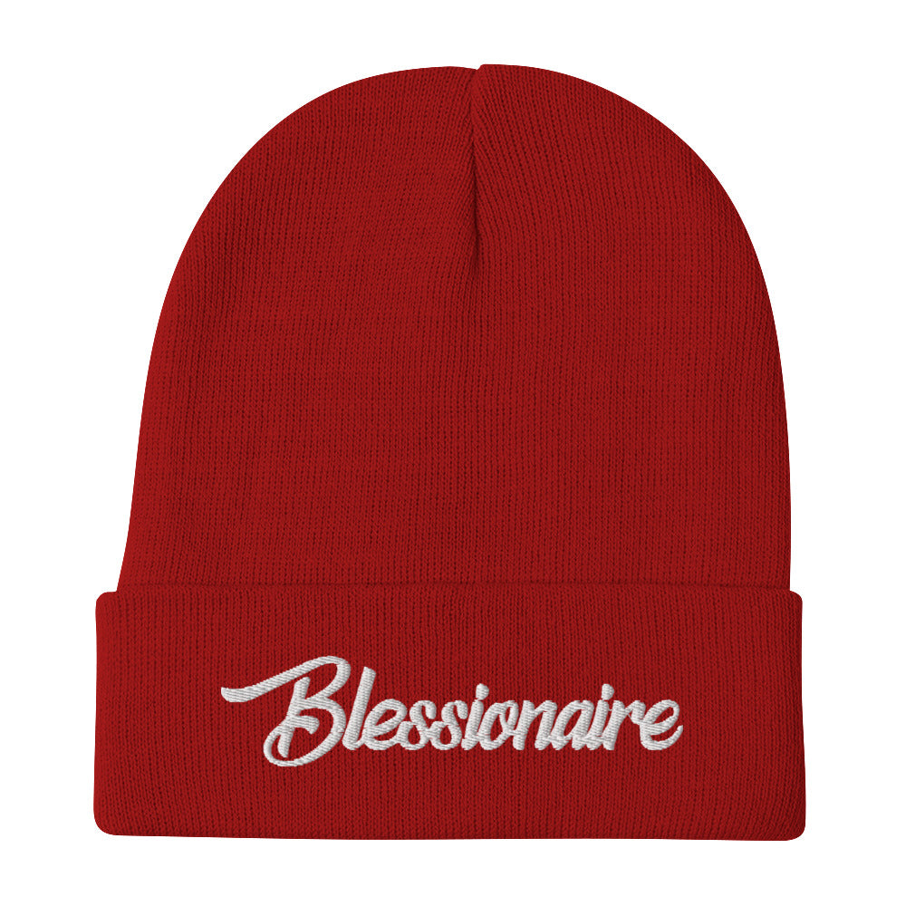 RED CUFFED BEANIE