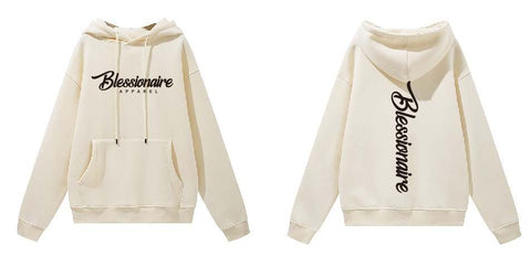 Tan Blessionaire Vertical Hoodie