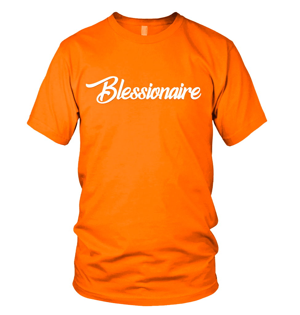 Blessionaire Apparel Original Orange T-Shirt