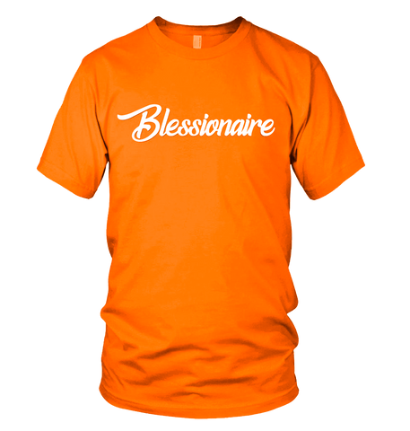 Blessionaire Apparel Original Orange T-Shirt