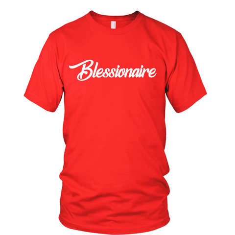 Blessionaire Apparel Original Red T-Shirt